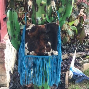 Custom made cowhide purse and matching wallet